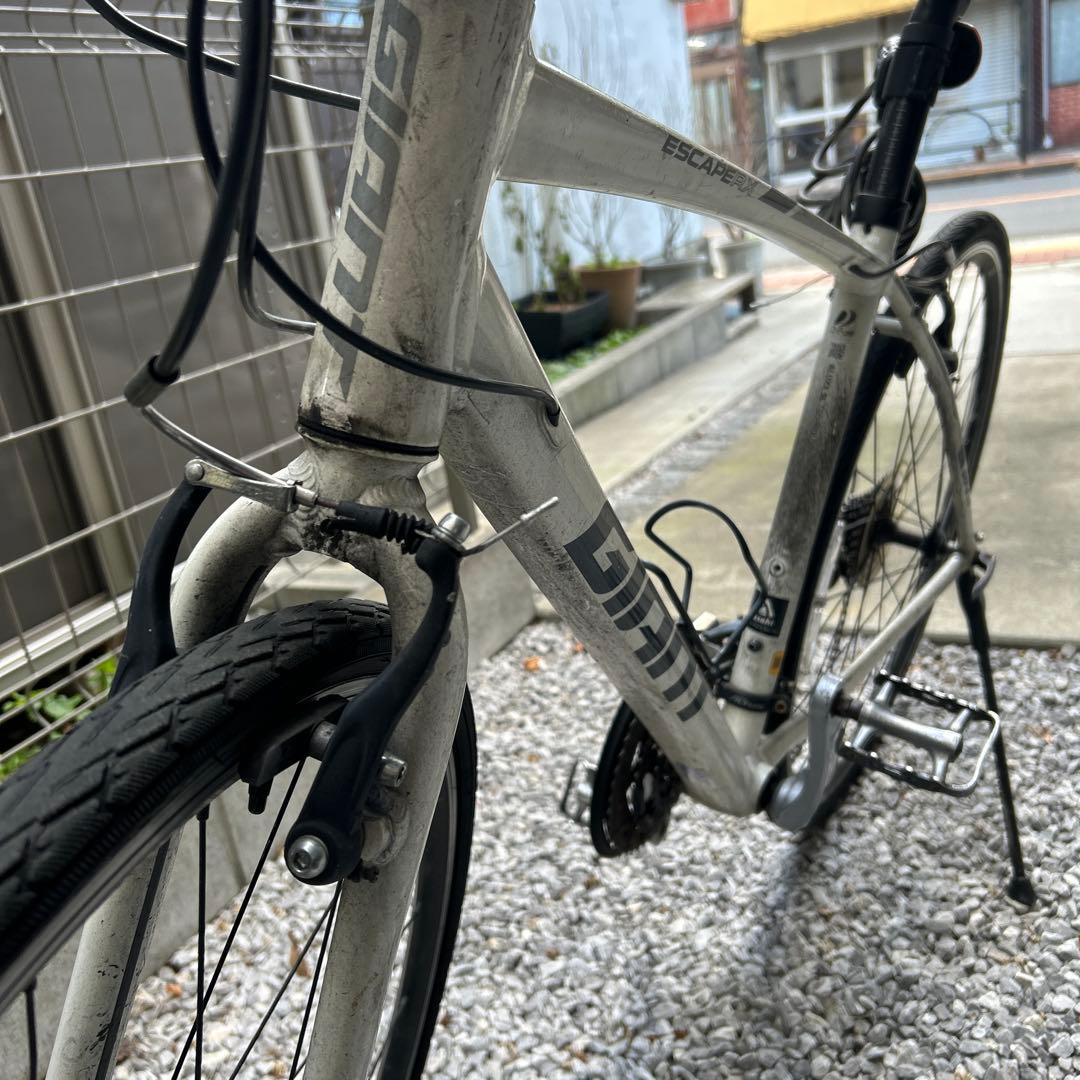 Giant エスケープrx クロスバイク ホワイト　直接引き取り限定