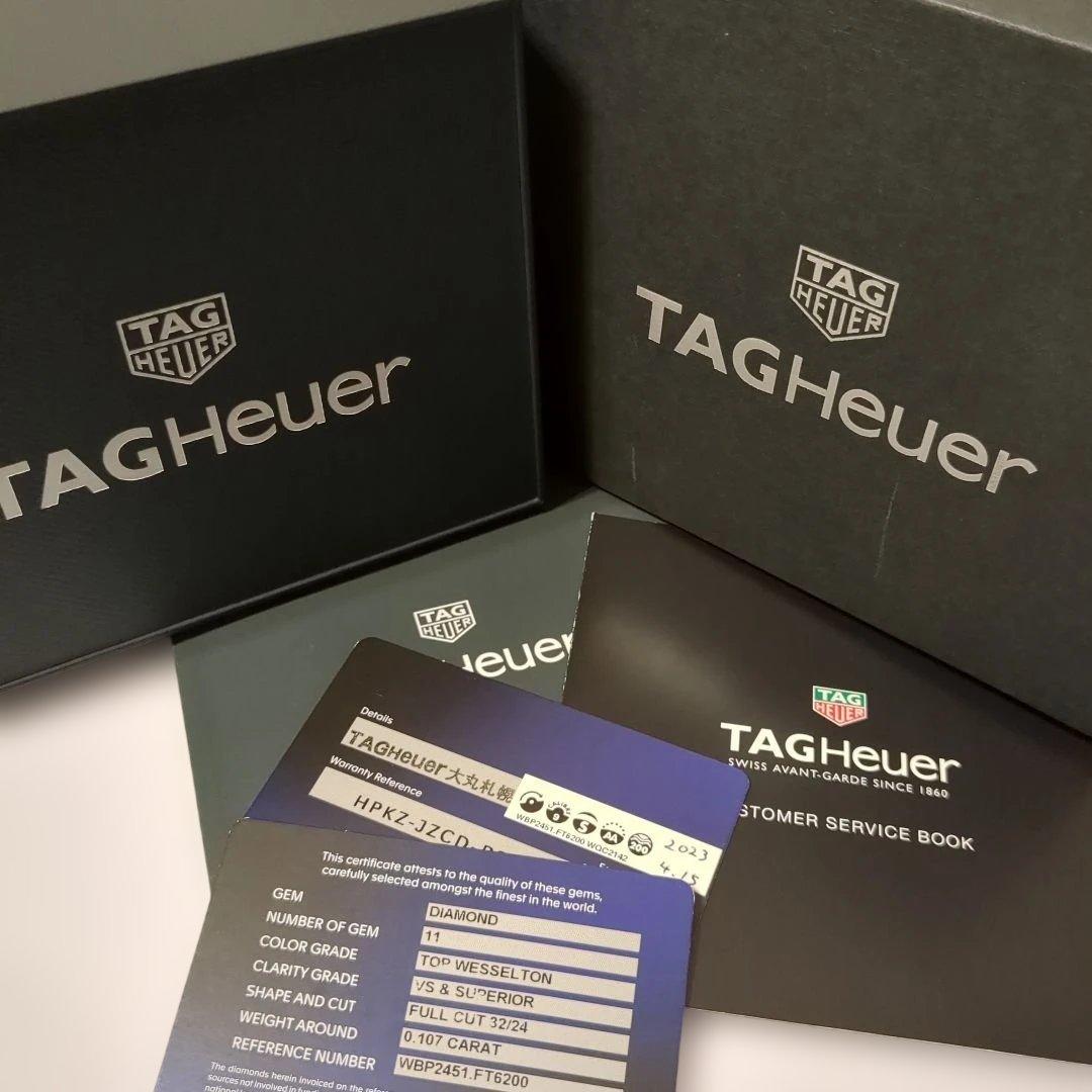 ダイヤ付　タグホイヤー アクアレーサー プロフェッショナル200 デイト　腕時計