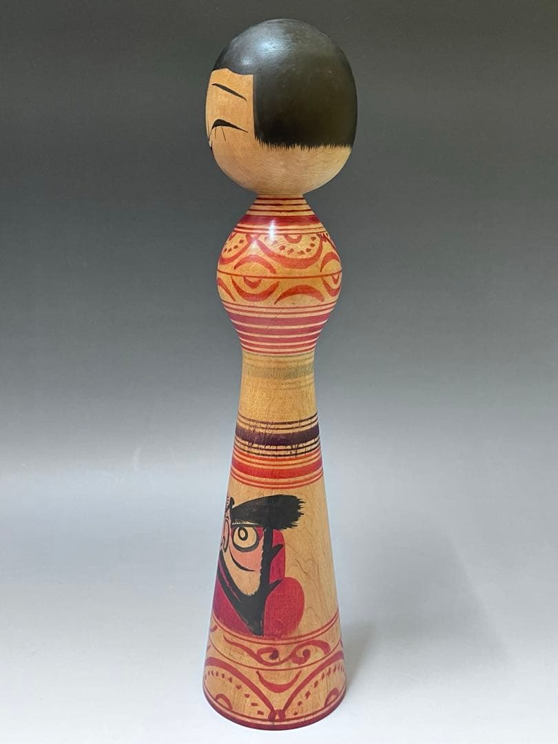 C555 こけし　希少品　盛秀太郎　津軽系　温湯こけし　伝統こけし　日本人形