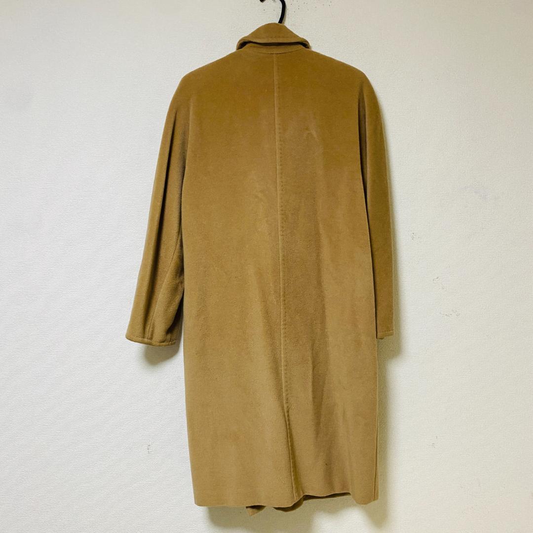 マックスマーラ　MAXMARA カシミヤ 白タグ アイコンデザイン ロングコート