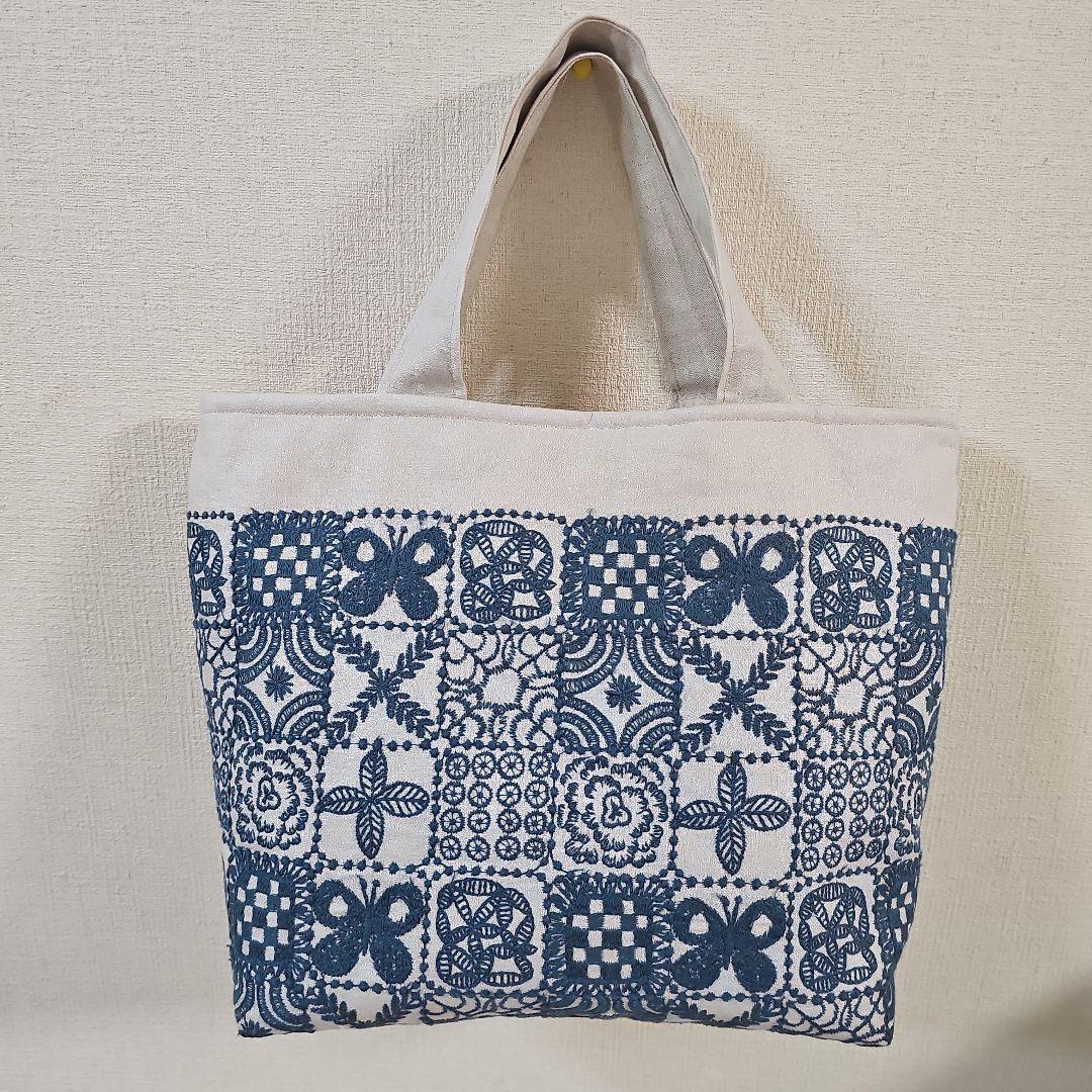 ミナペルホネンハンドメイドおっきなトートバッグ