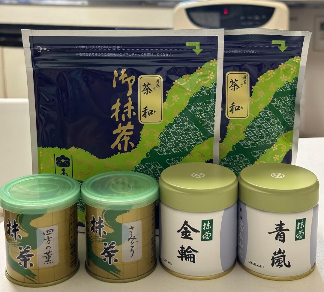 抹茶丸久小山園　山政　西条園　6個セット