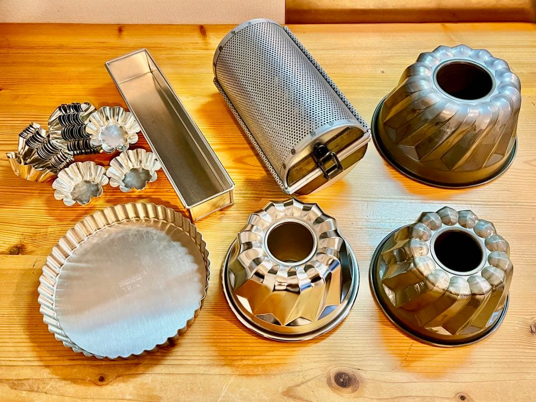 クグロフ型 3種　JHBS メッシュ ラウンドパン型　タルト型　パウンド型