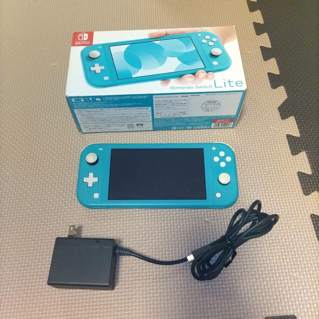 Nintendo Switch Lite ターコイズ 本体破損あり
