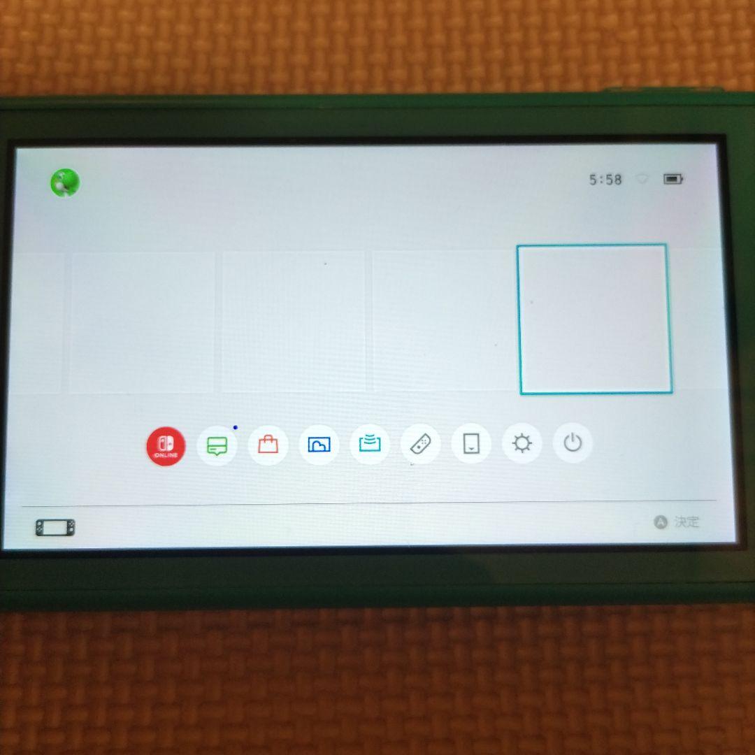 Nintendo Switch Lite ターコイズ 本体破損あり