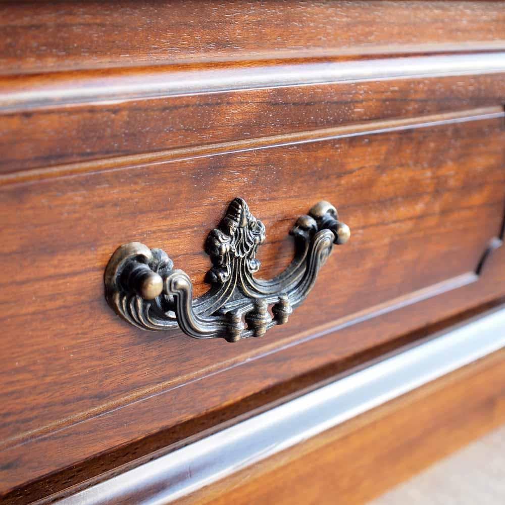 カリモク コロニアル サイドボード ガラスキャビネット ZR24255