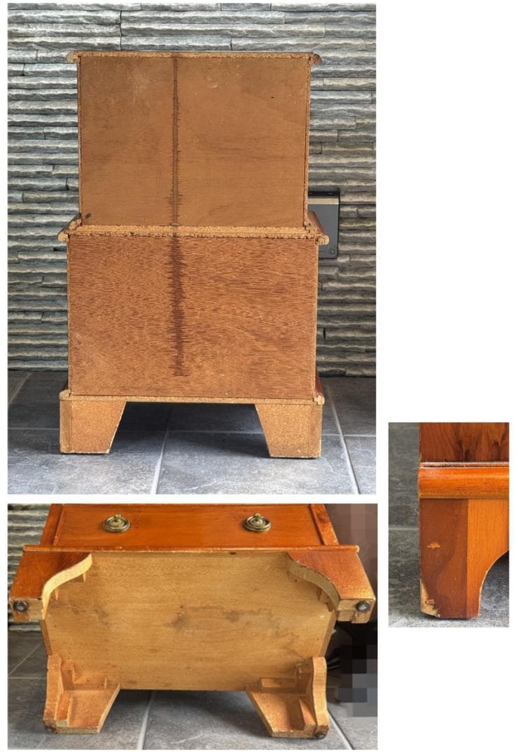 売約済み　英国　アンティーク　キャラメル色のチェスト　イチイ材　 サイドチェスト