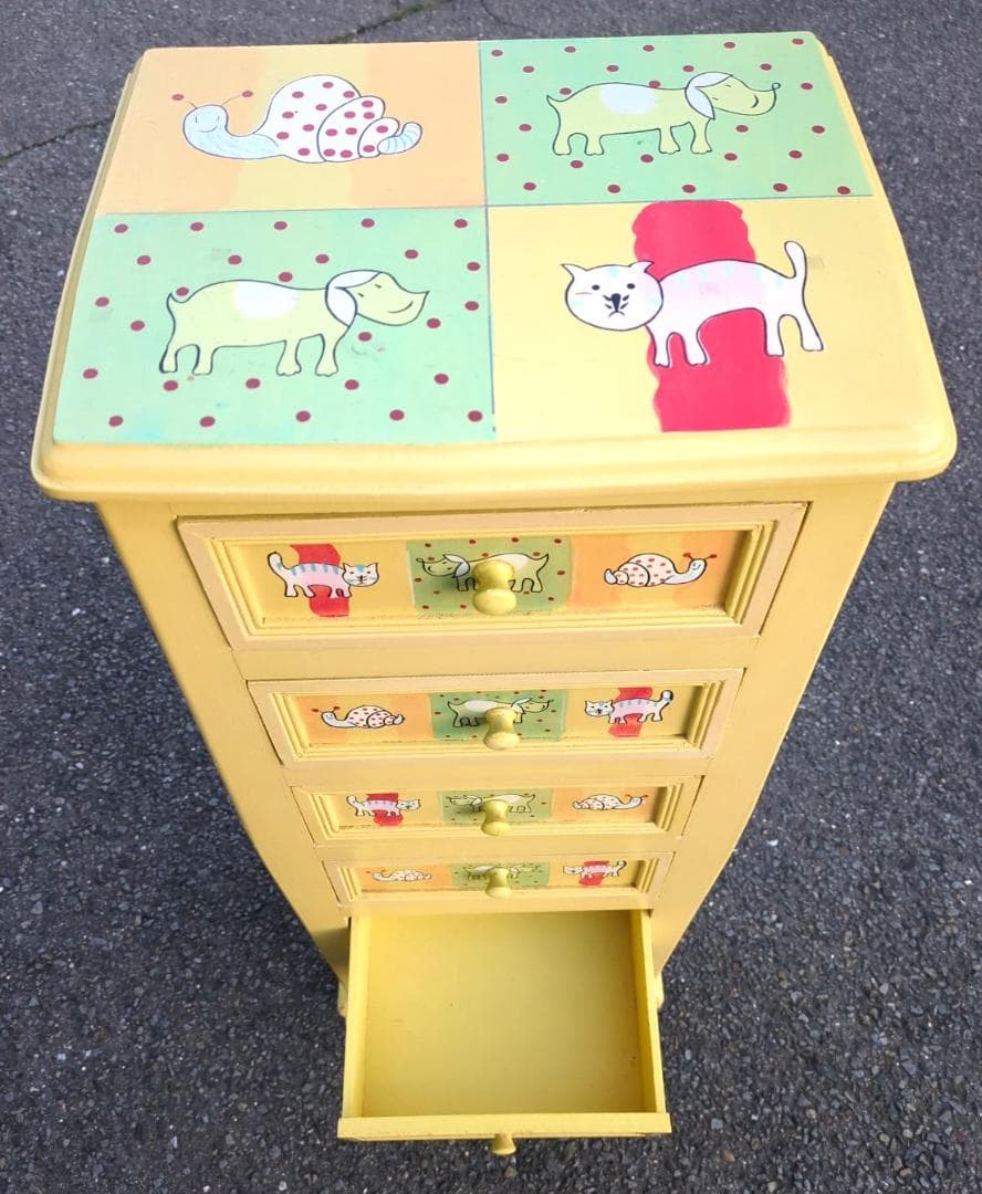 〈即購入可〉猫 ネコ ねこ 収納家具 タンス チェスト