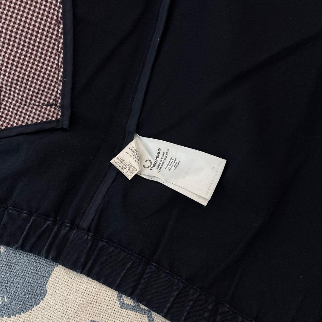 FRED PERRY ダークグレー　ネイビー　 ジャケット Sサイズ