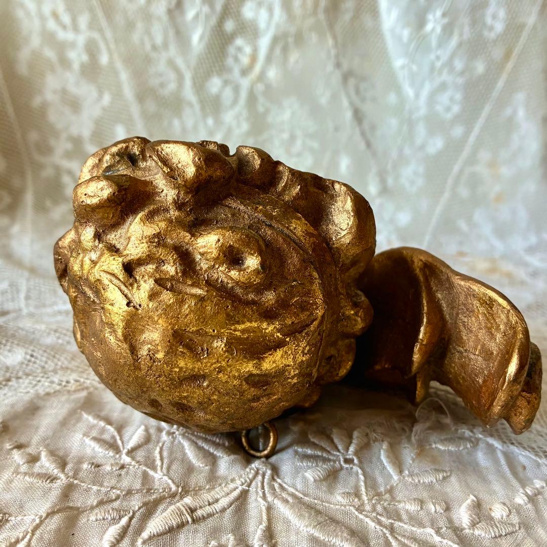 天使オブジェ　ウォールデコレーション　壁掛けオーナメント　フランスアンティーク