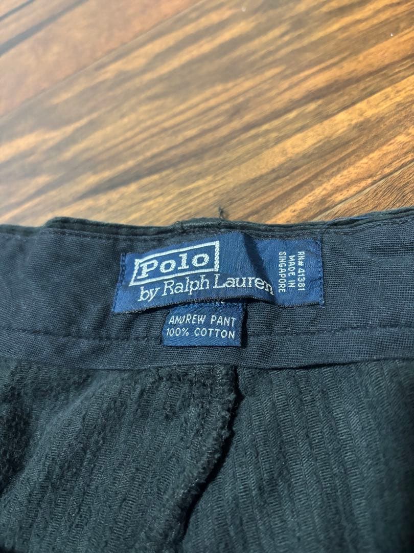 90s Ralph Lauren コーデュロイ パンツ ポロコーズ ブラック