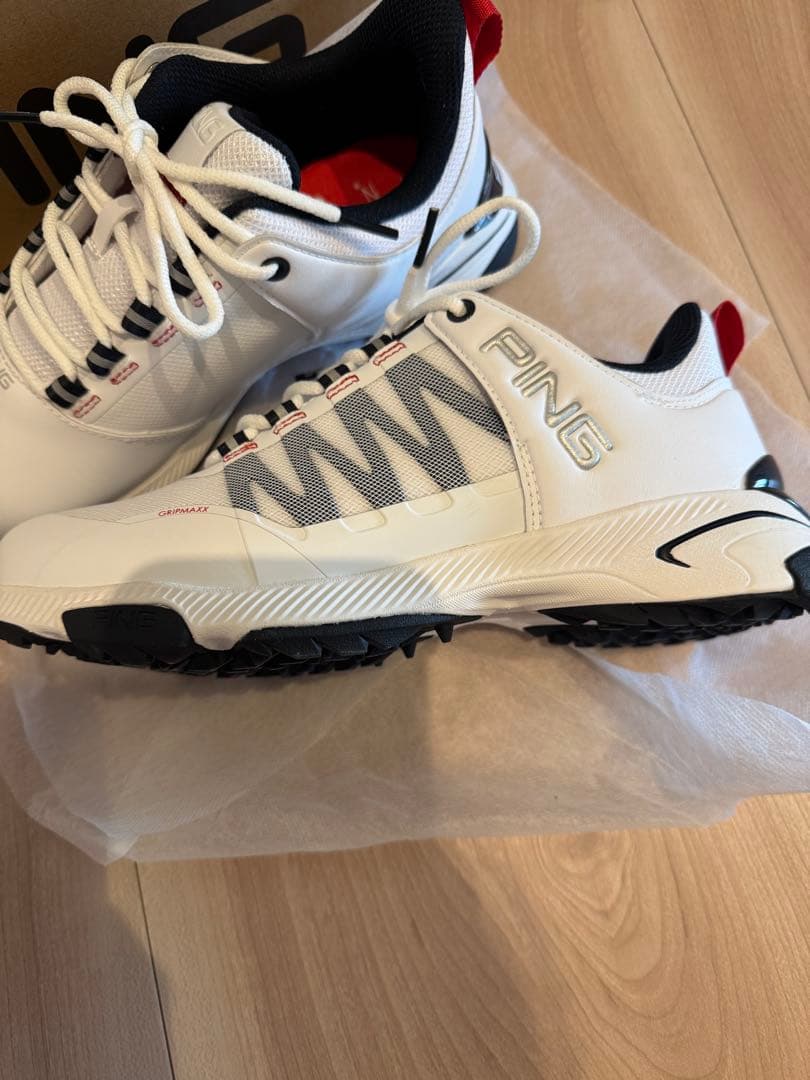 PING ゴルフシューズ ホワイト✖︎ネイビー　24.0