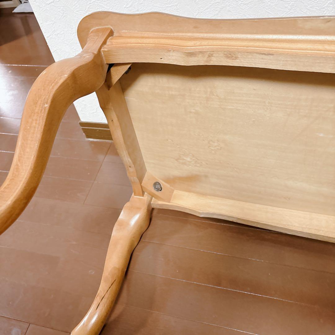 希少品　イタリア ヴェローナ　クラシック 猫脚 リビングテーブル 象嵌細工