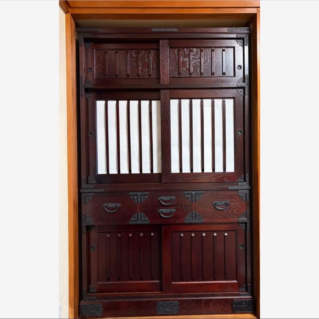 水屋箪笥 和箪笥 岩谷堂箪笥 桐箪笥 日本製 国産家具 ケヤキ タンス 家具