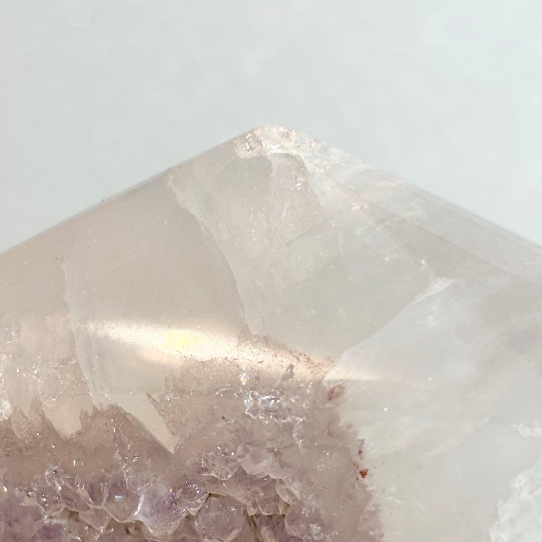 非常にレア！ アメジストジオード瑪瑙 大きいサイズ 673g ジオード