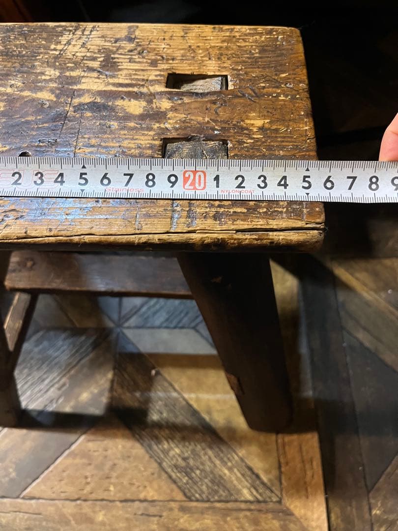 スツール インテリア 踏み台 昭和レトロ 古道具 当時物 ビンテージ