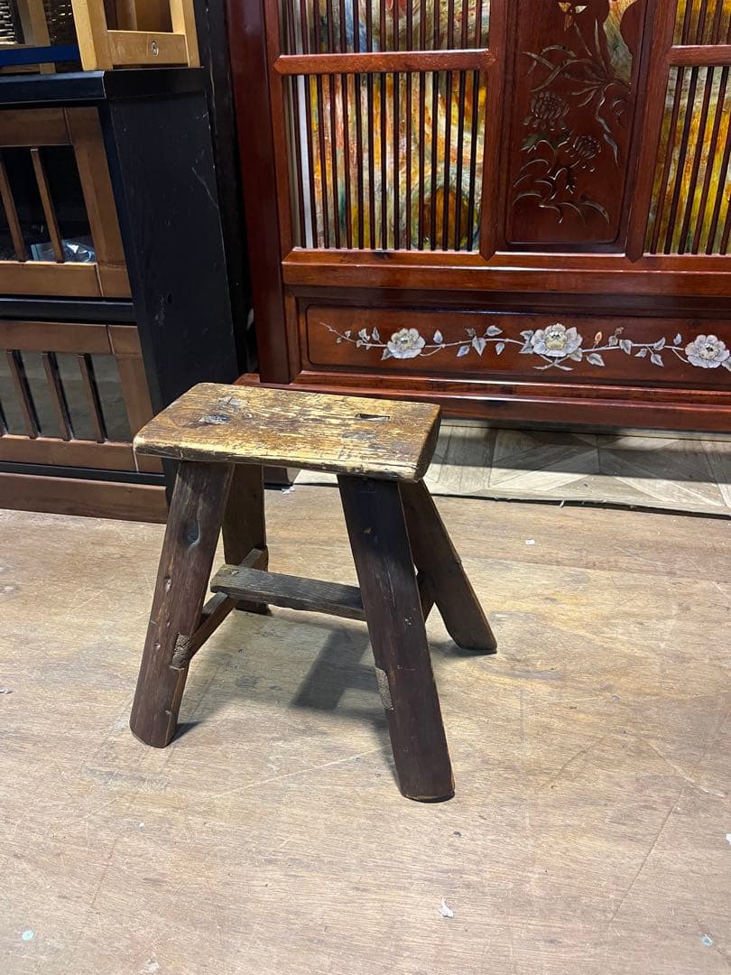 スツール インテリア 踏み台 昭和レトロ 古道具 当時物 ビンテージ