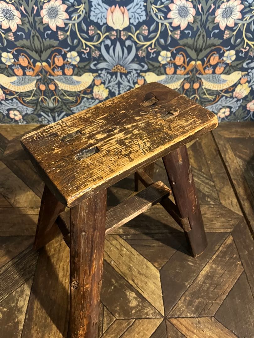 スツール インテリア 踏み台 昭和レトロ 古道具 当時物 ビンテージ