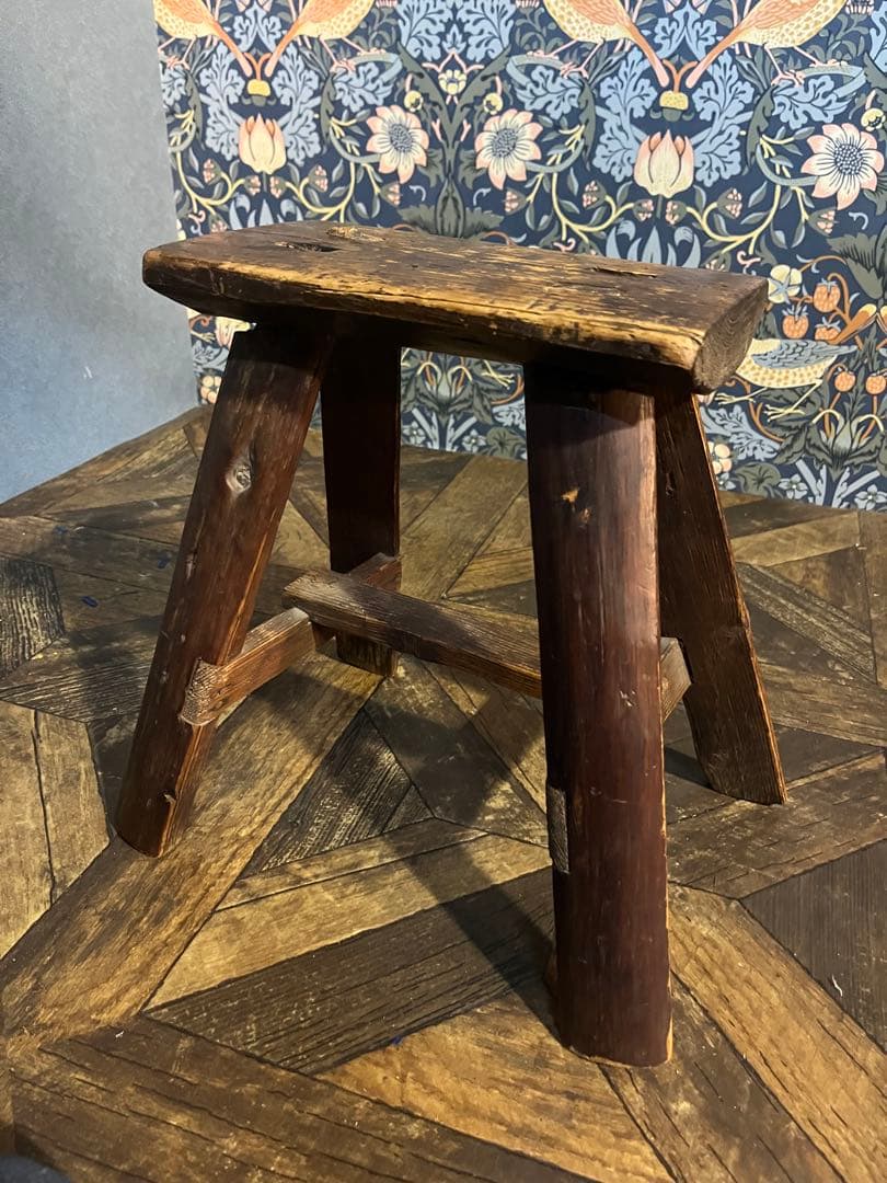 スツール インテリア 踏み台 昭和レトロ 古道具 当時物 ビンテージ