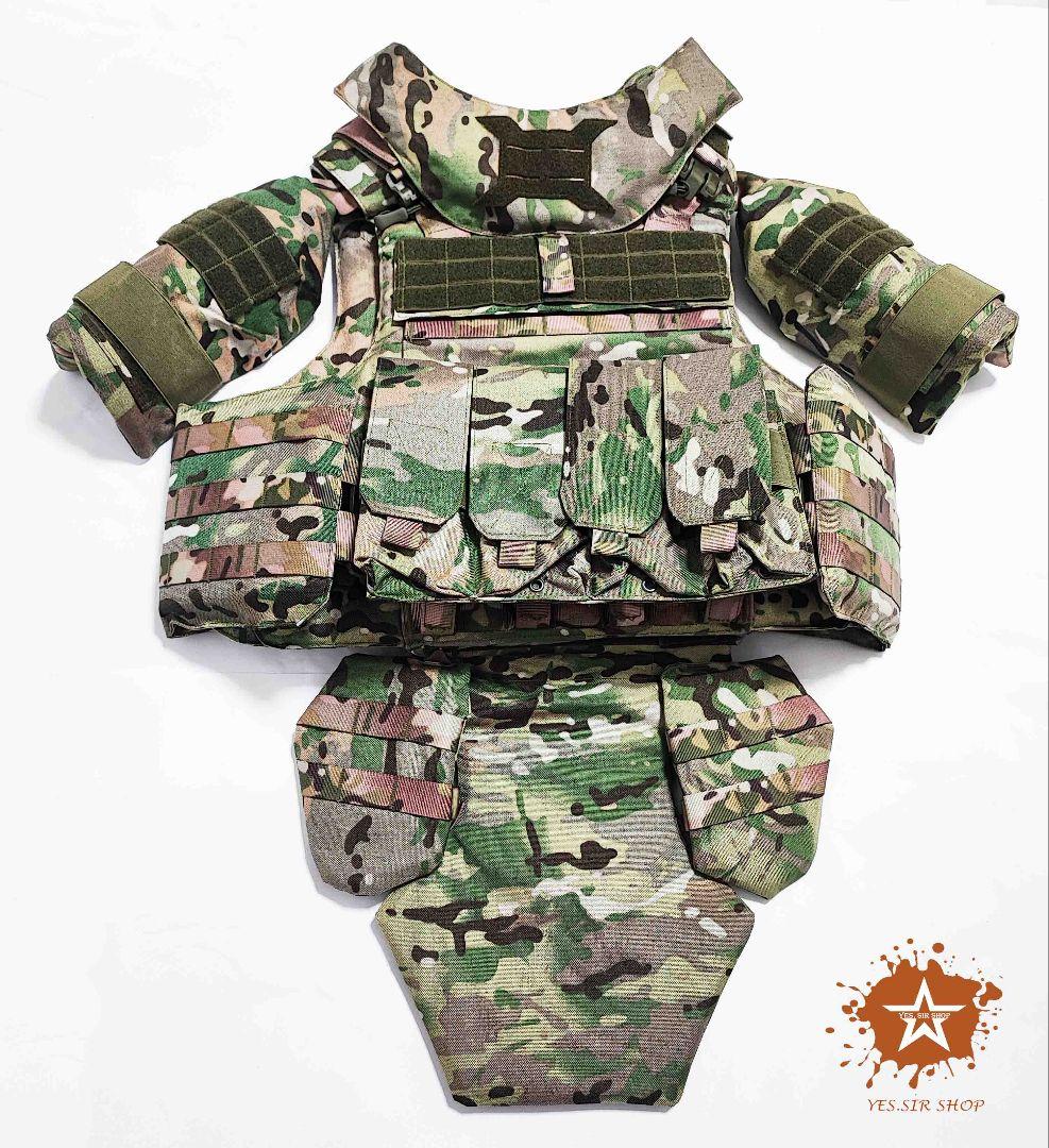 NIJ レベル３A 全体防御 タクティカル ボディアーマー フルセット 高級版