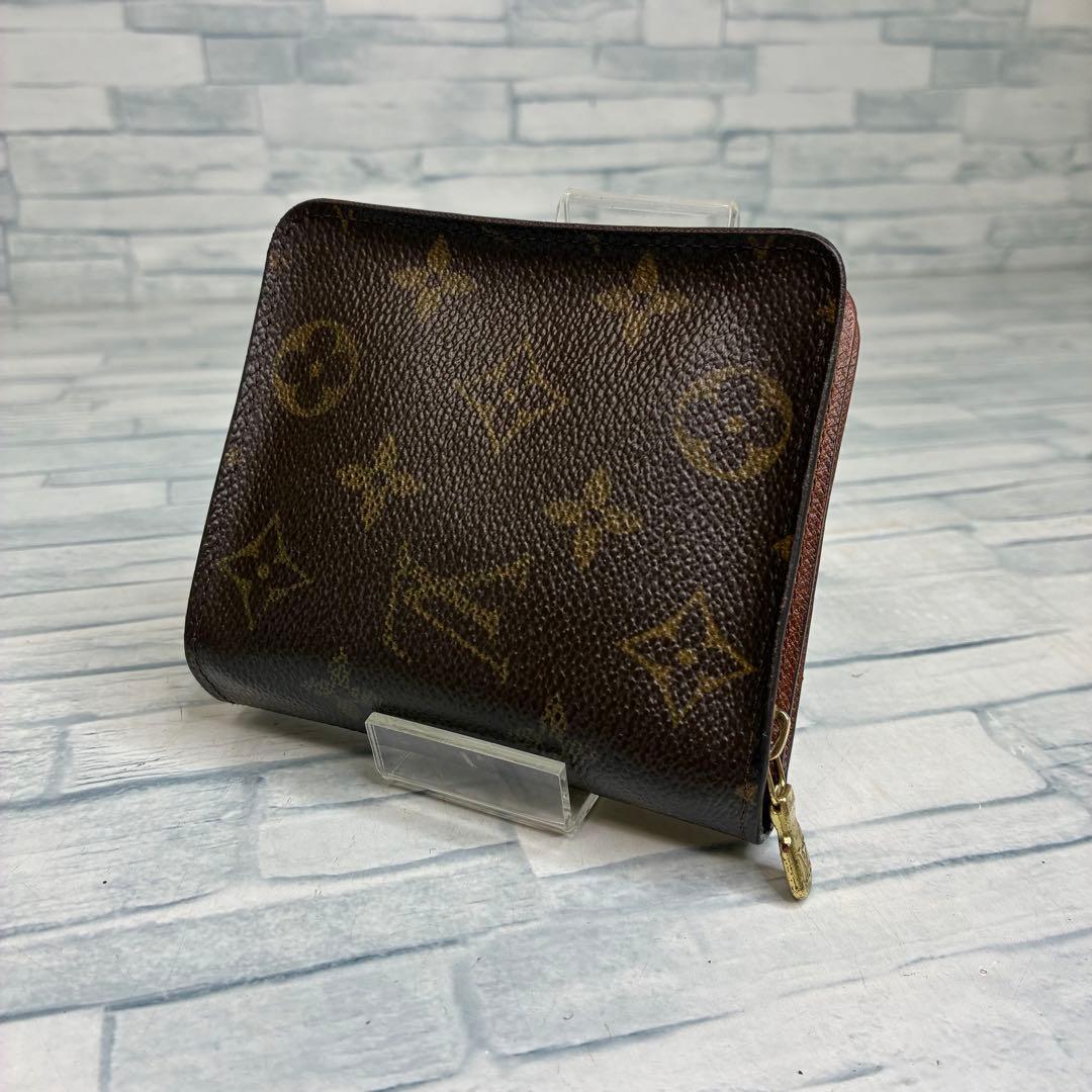 極美品　55 VUITTON ルイヴィトン モノグラム 二つ折り財布　kt6