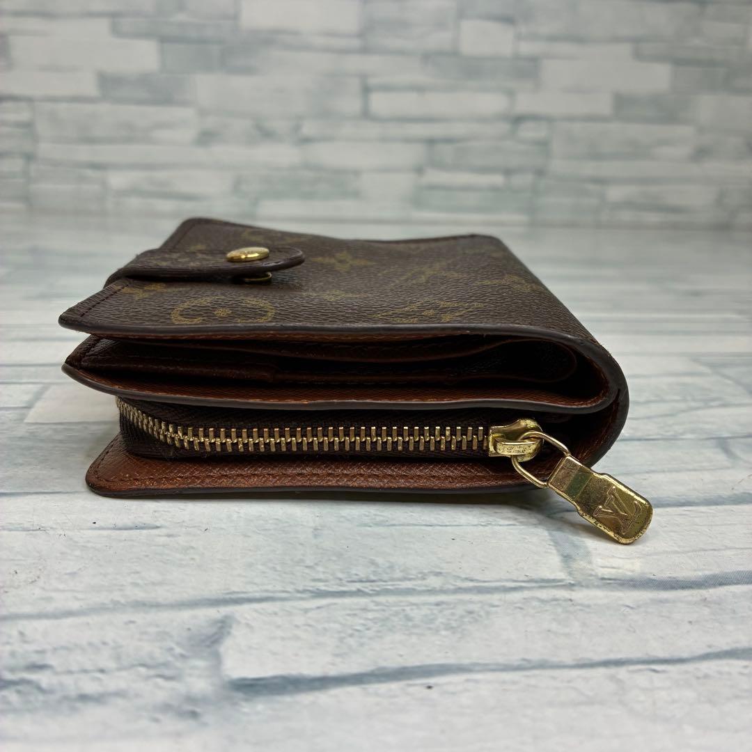 極美品　55 VUITTON ルイヴィトン モノグラム 二つ折り財布　kt6
