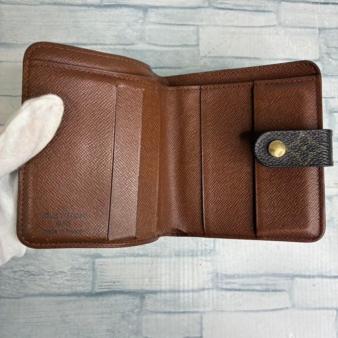 極美品　55 VUITTON ルイヴィトン モノグラム 二つ折り財布　kt6