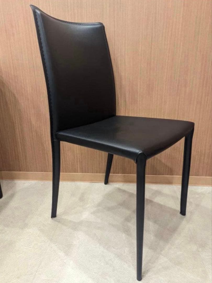 クラスティーナ ダイニング チェア イス 椅子 ブラック 2脚セット 送料込み