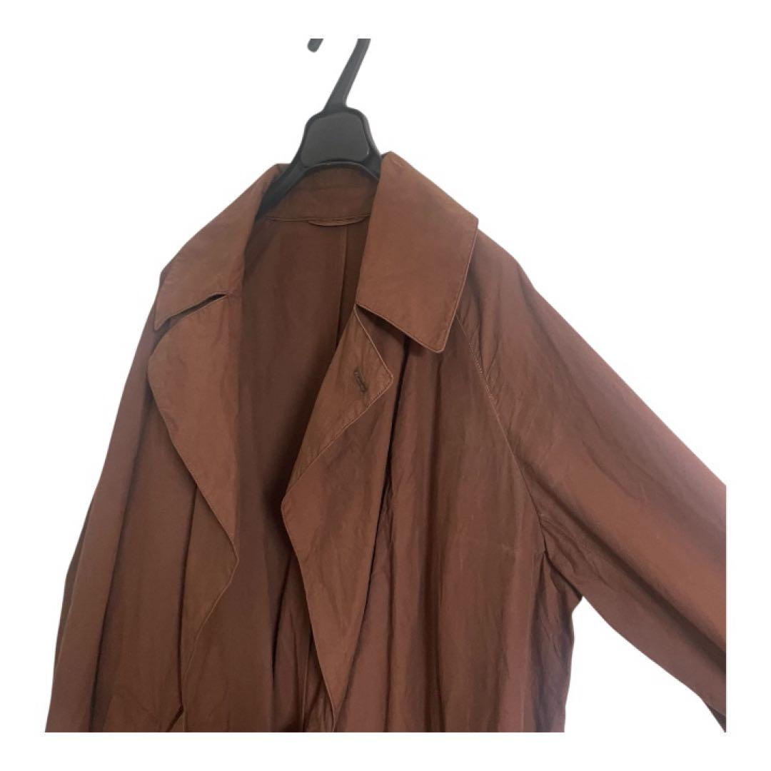 COMOLI コモリ コットンタイプライター タイロッケンコート ブラウン 1