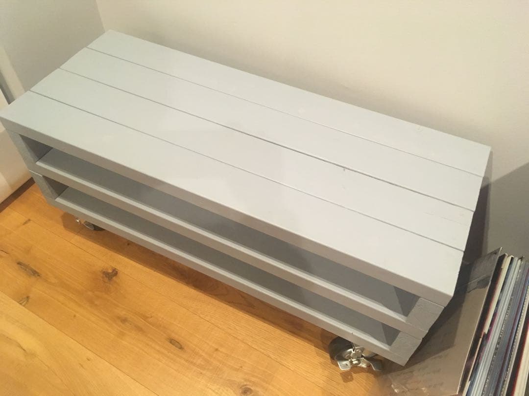 送料込 テレビボード/ローテーブル キャスター付