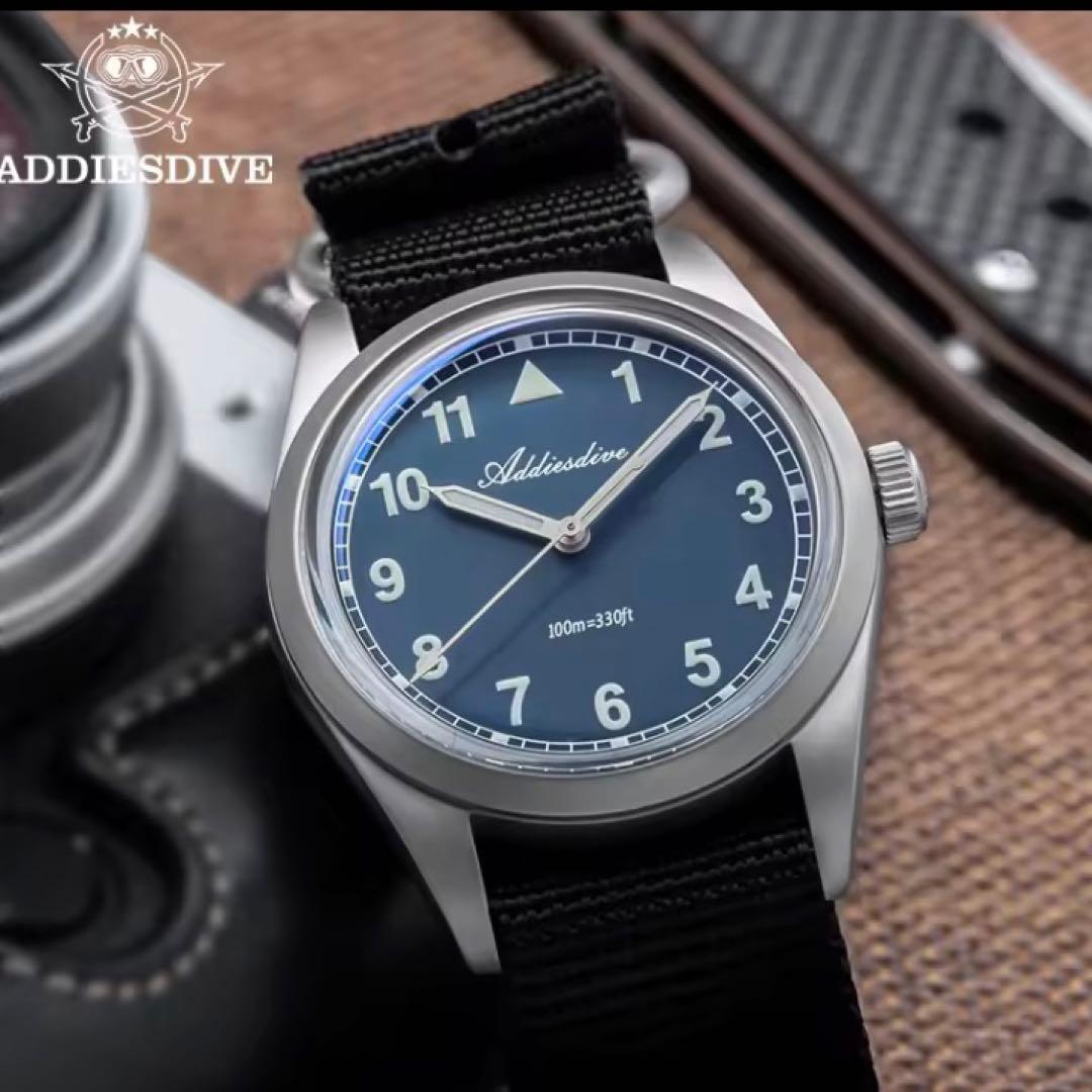 【新品未使用】ADDIESDIVE ミリタリー フィールドウォッチ AD2079
