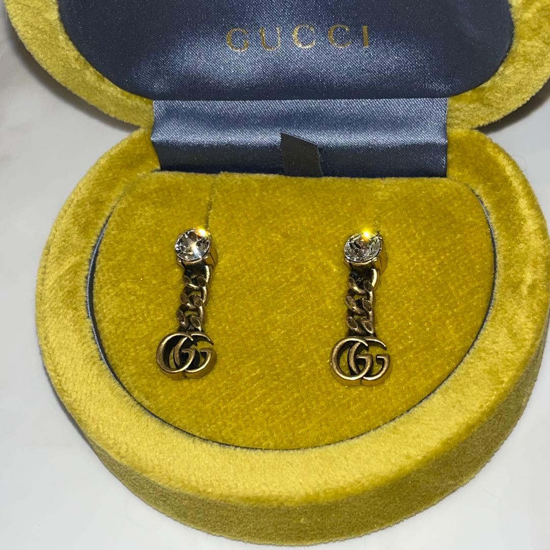 正規品‼️GUCCI クリスタル ドロップピアス