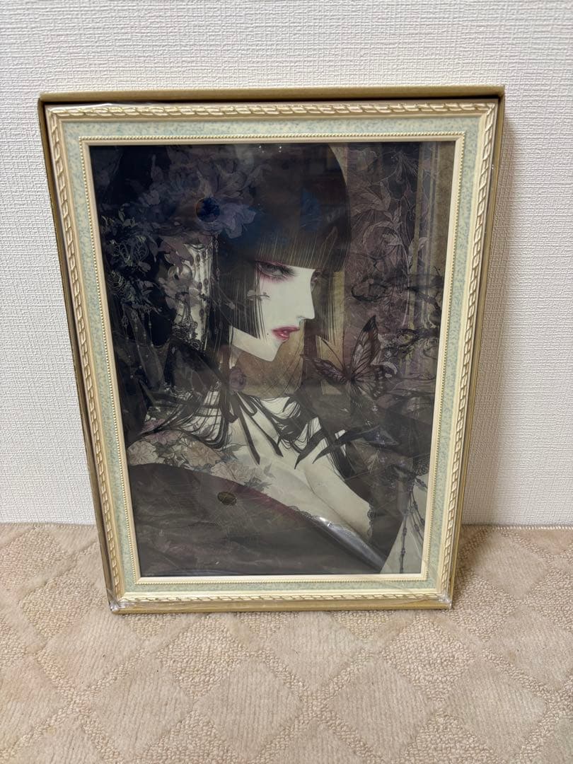 皐月恵 クリアポスターA3(信言不美)＋額あり