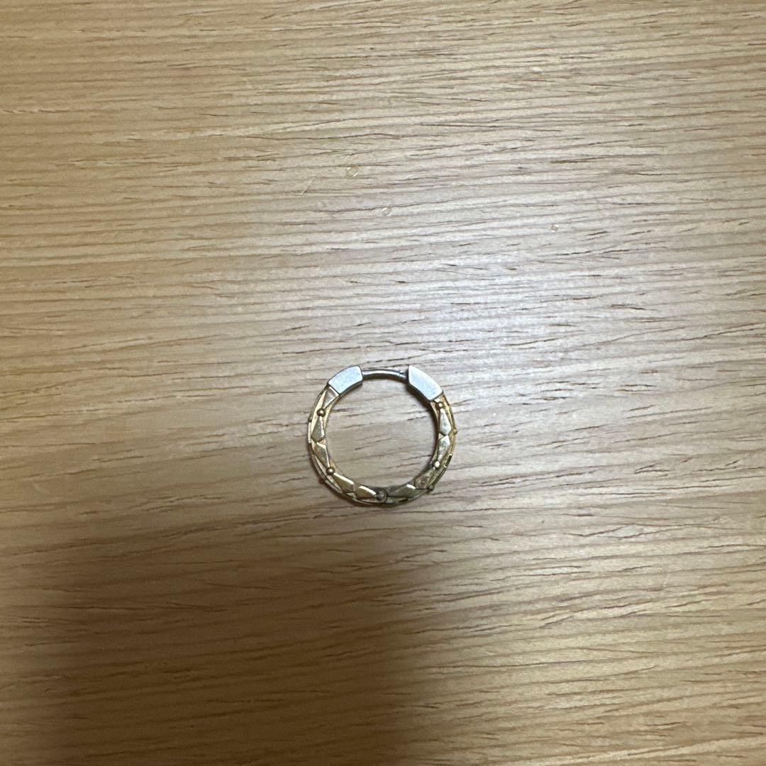 【正規】Maison Margiela マルジェラ エングレーブ フープ ピアス