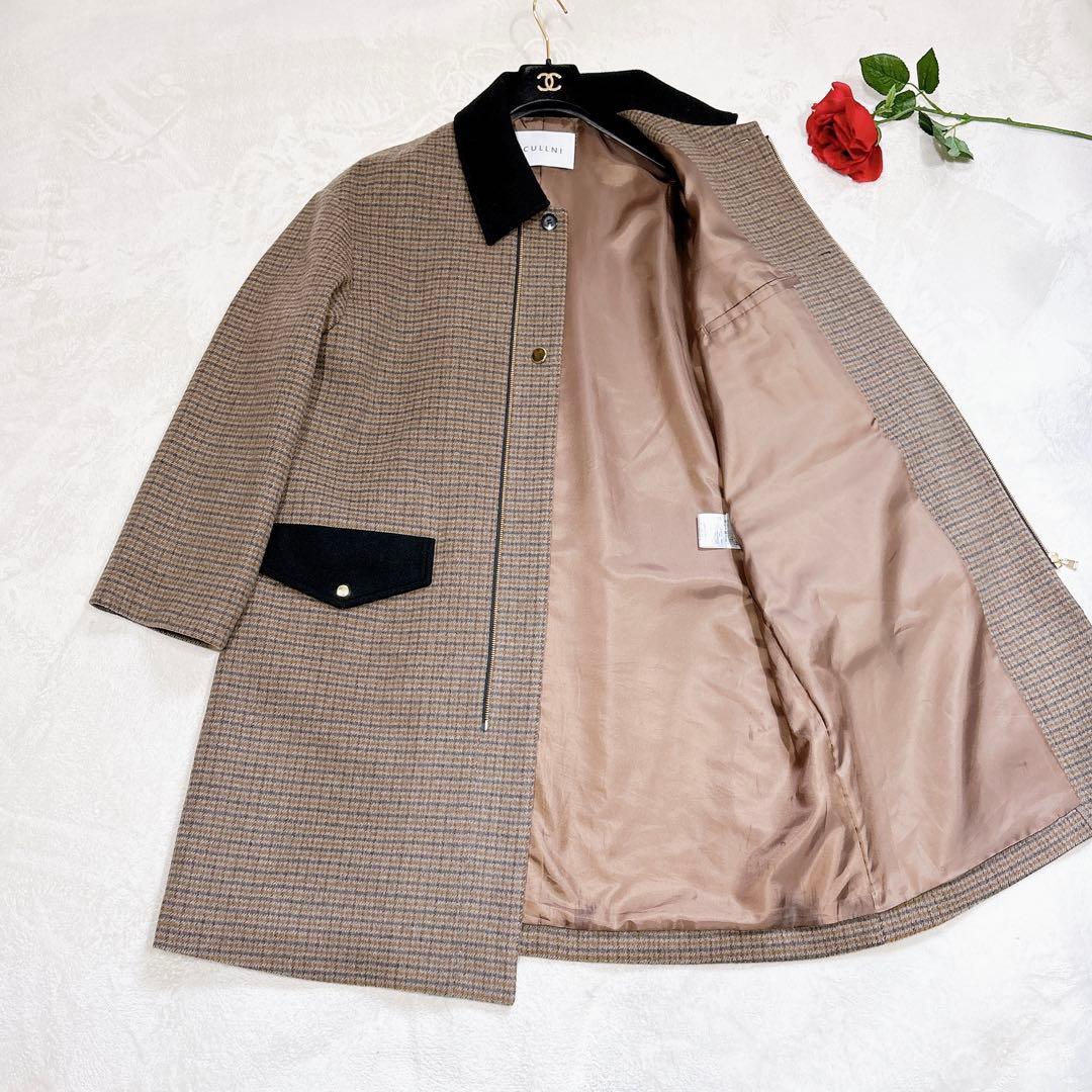 未使用✨　即完売品✨　cullni クルニ　ステンカラーコート　バルカマンコート
