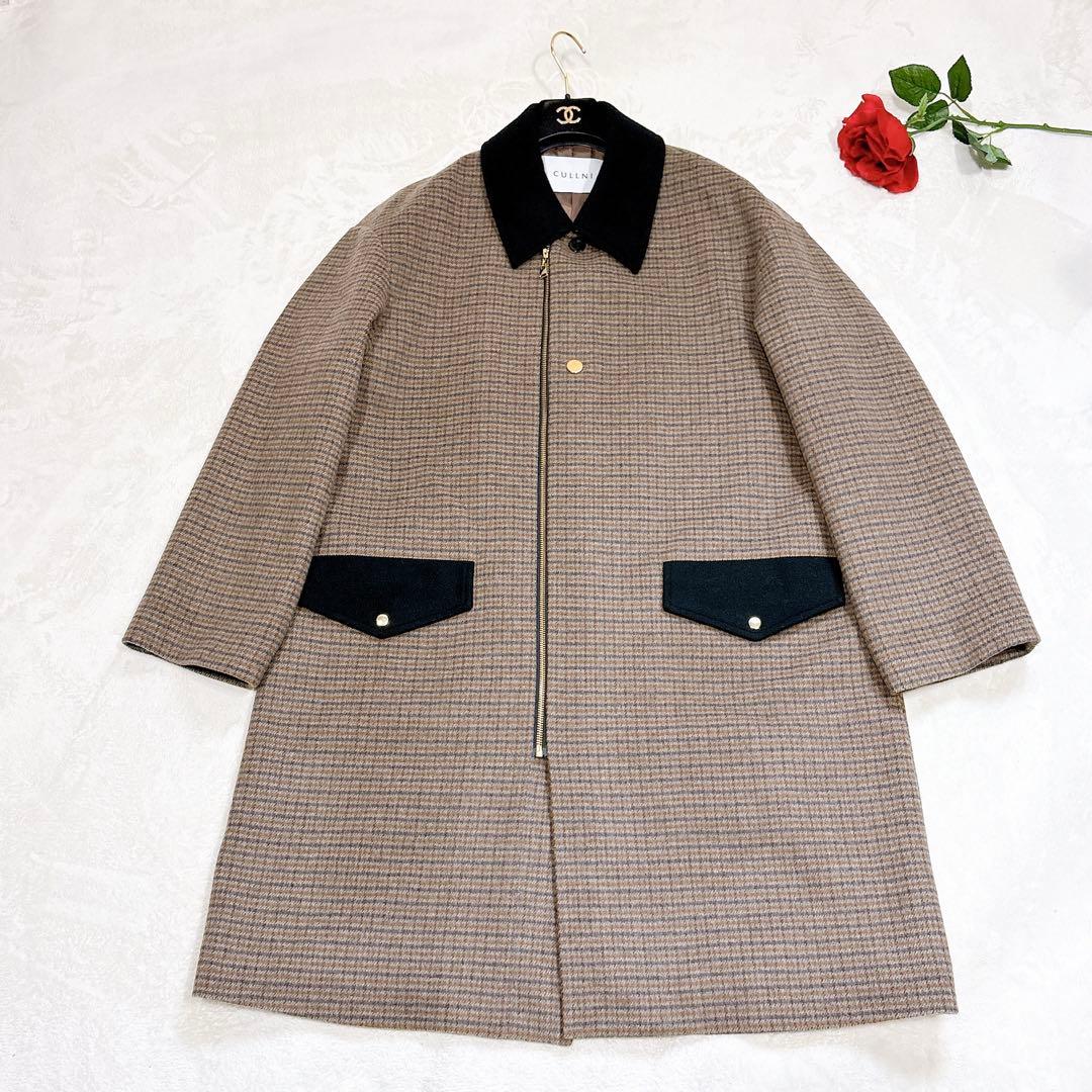 未使用✨　即完売品✨　cullni クルニ　ステンカラーコート　バルカマンコート