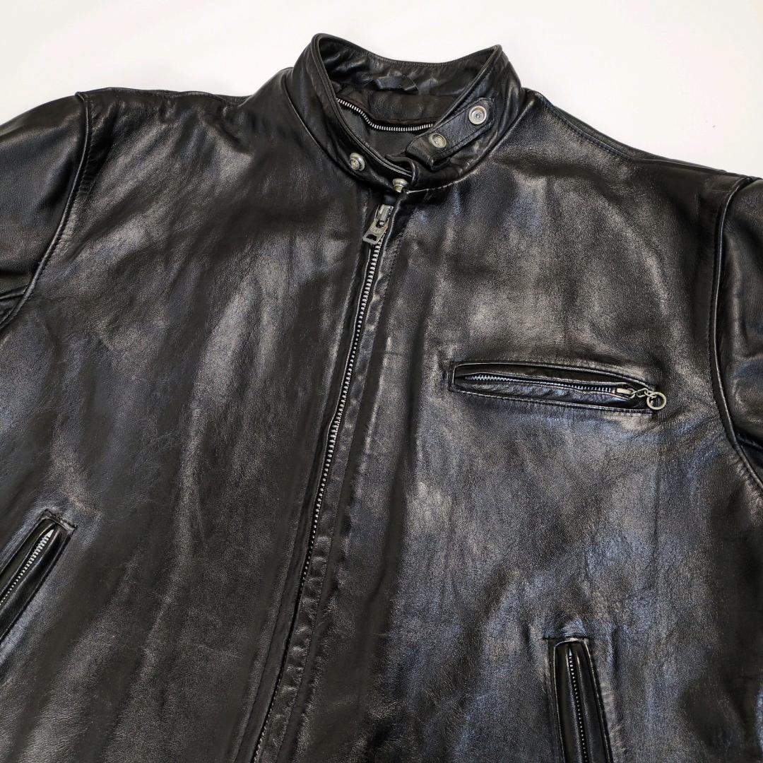 希少サイズ 46 Schott ショット 641 シングルライダース ジャケット