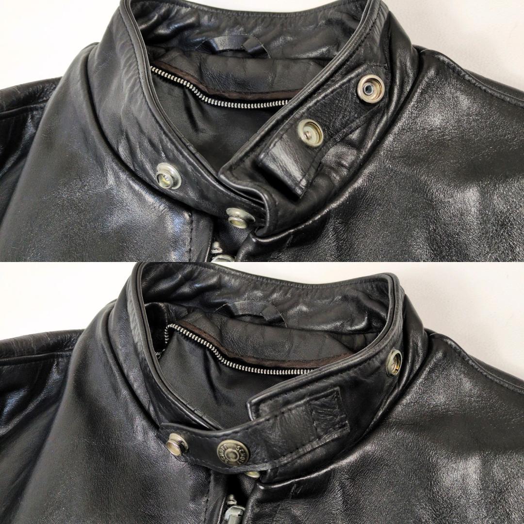 希少サイズ 46 Schott ショット 641 シングルライダース ジャケット