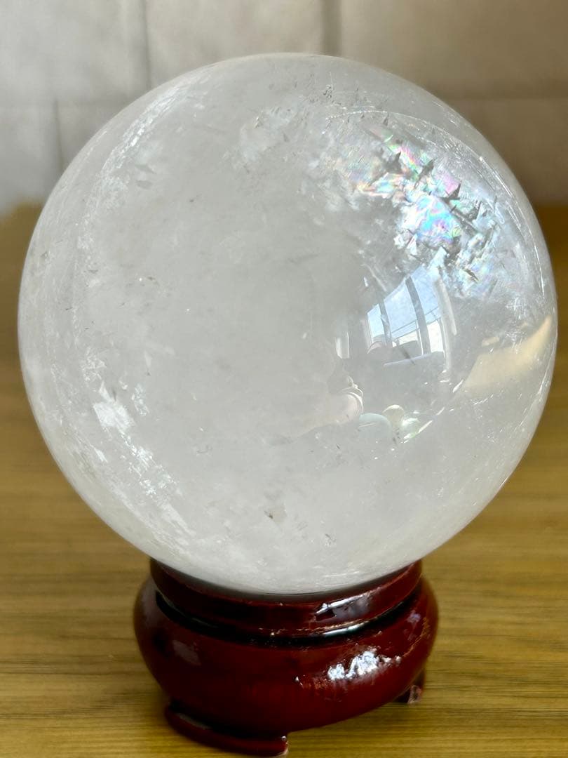 ✨キラキラ✨ホワイトカルサイト　スフィア 69mm 丸玉