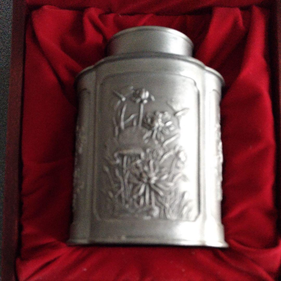 ロイヤルセランゴールピューター　茶筒