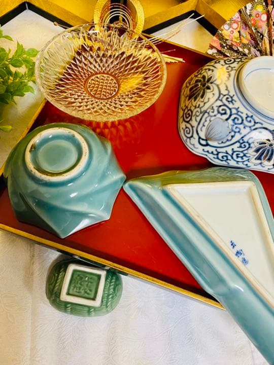 A6 高級骨董膳　古伊万里膳 1名様　6点　おもてなし