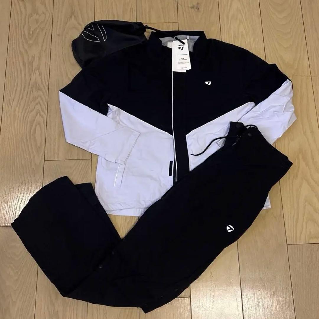 TaylorMade TM ベーシック レインウェア レディース　ブラックM