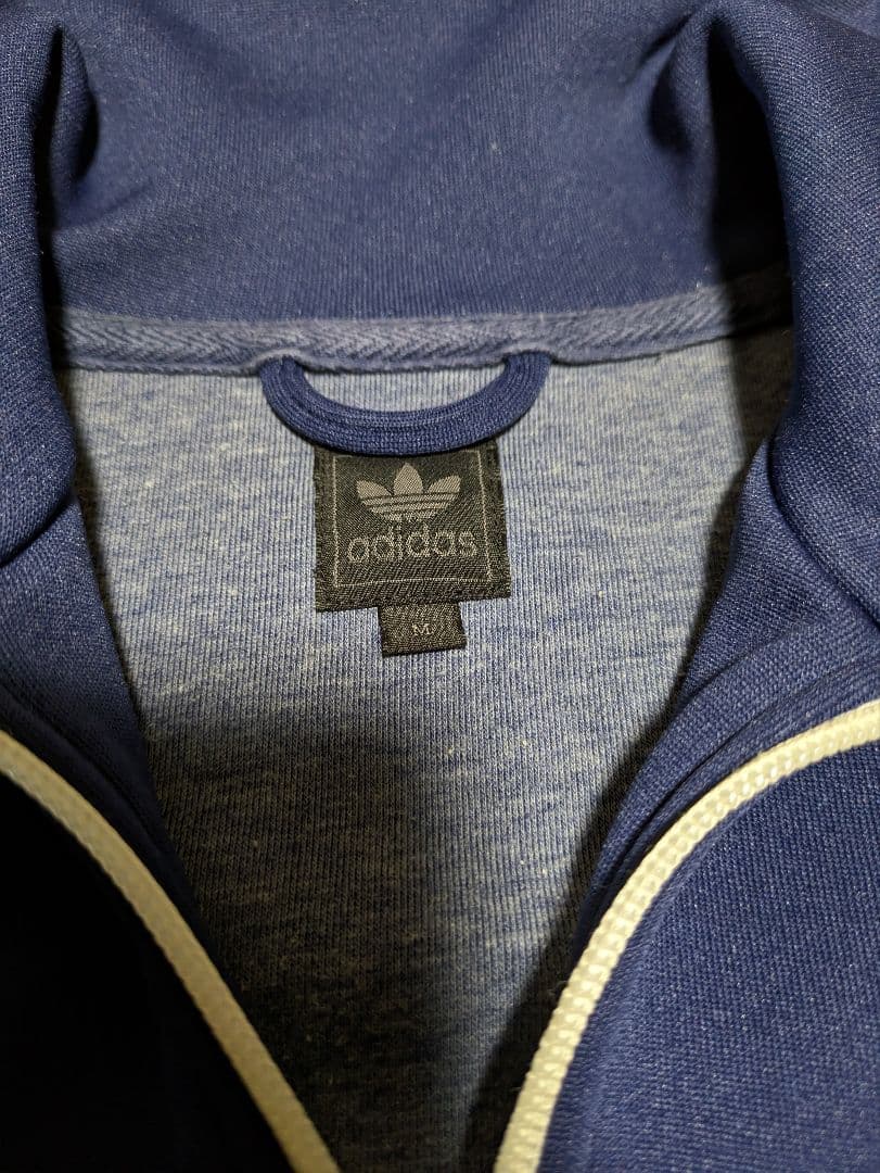adidas ジャージワンピース　ネイビー　紺　トラックジャケット