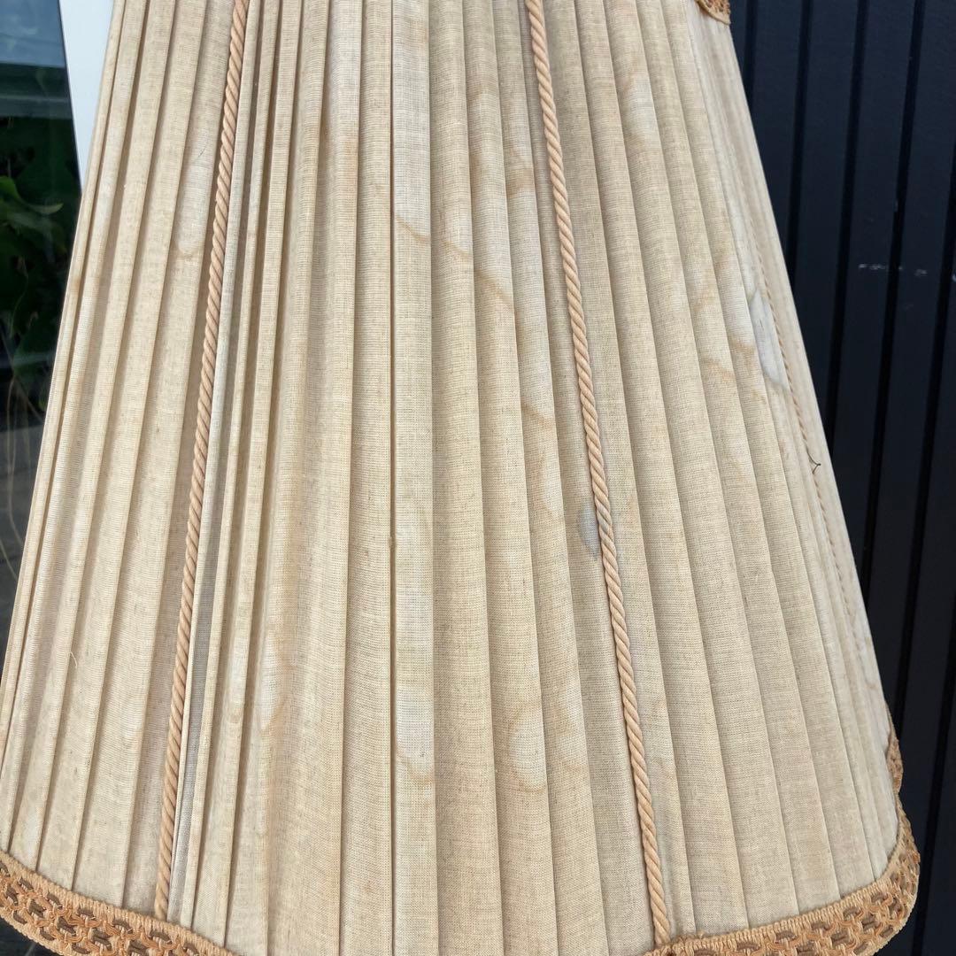 アンティーク 木製 スタンドライト シェードランプ フロアライト 照明器具