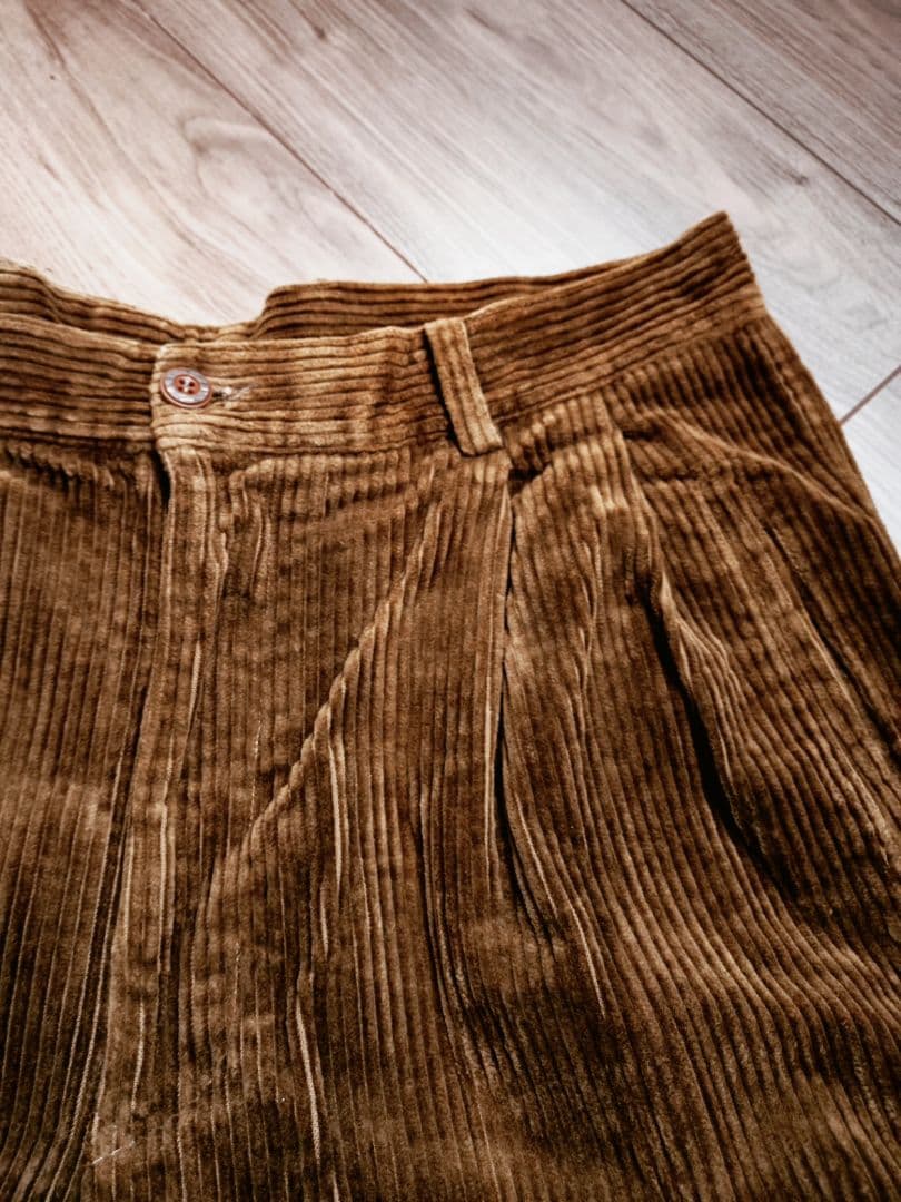 80年代　イタリア製　コーデュロイパンツ　ビンテージ　ラルフローレン