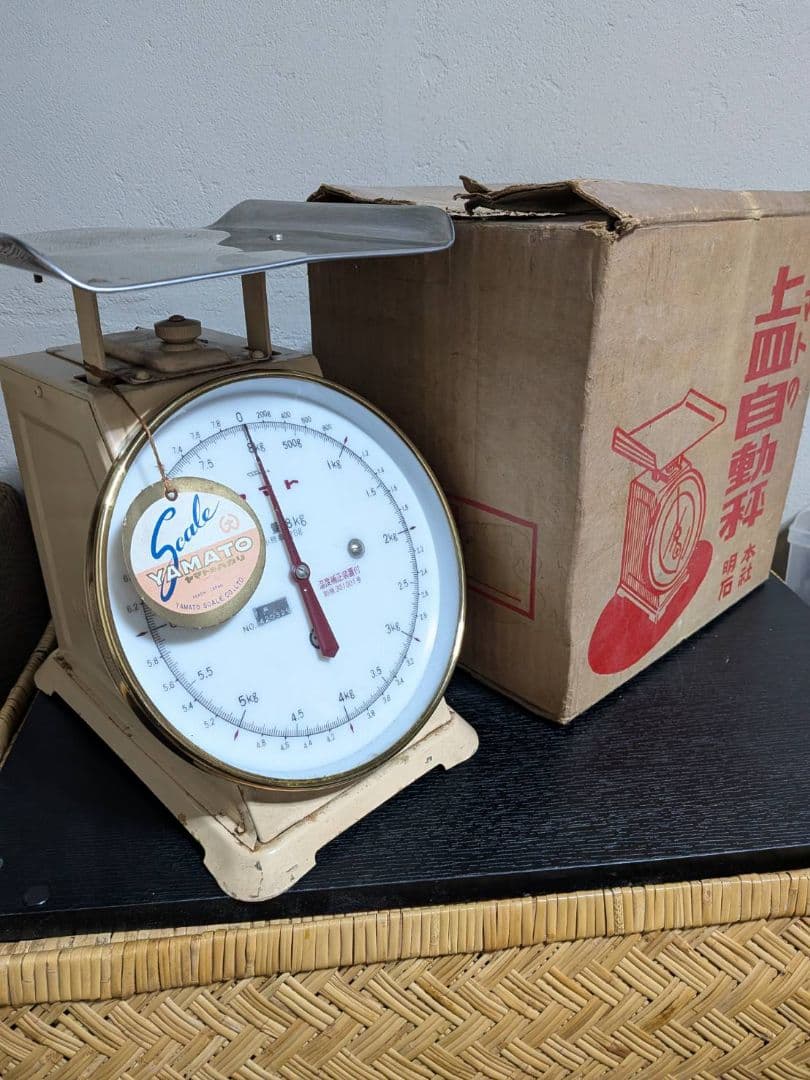 希少 大和製衡 YAMATO SCALE 上皿自動秤 8kg 秤 昭和レトロ