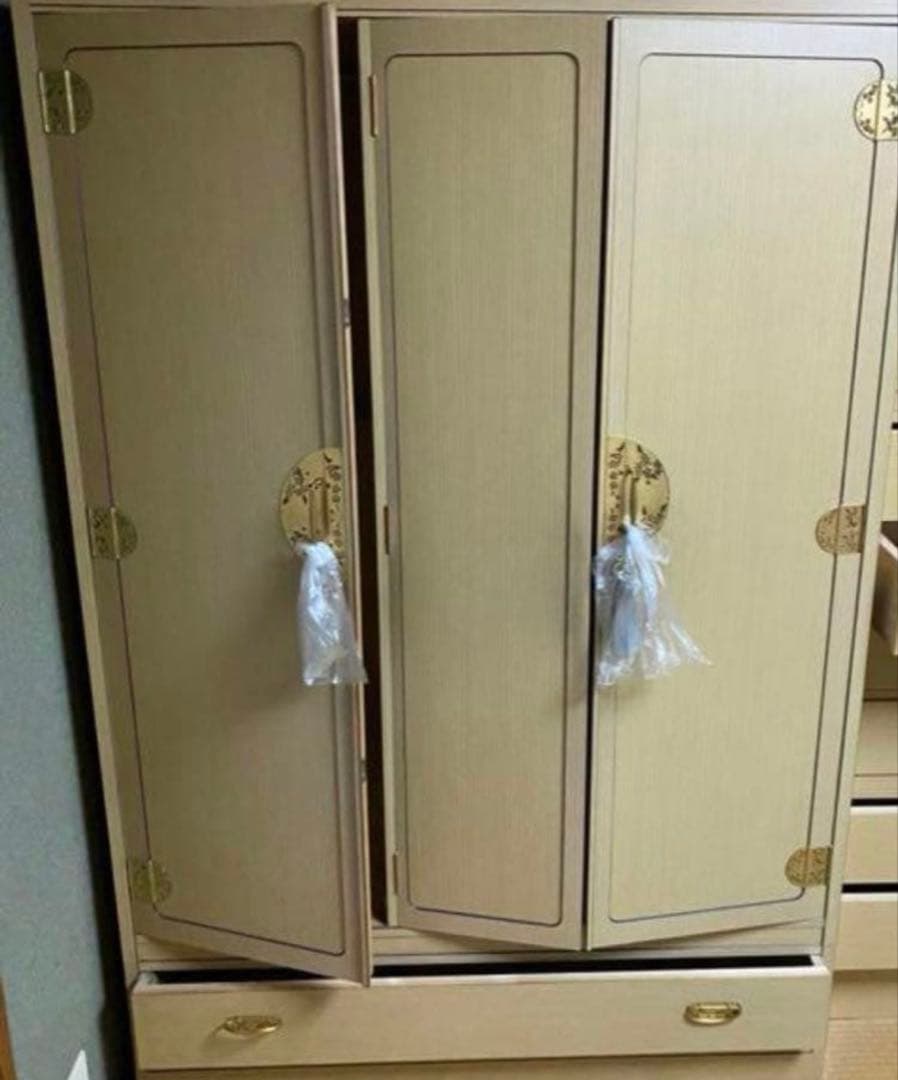 ナチュラルクローゼット 引き出し付き