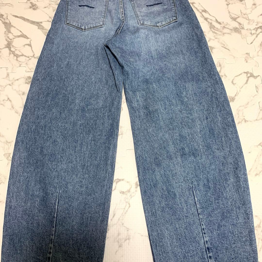 YANUK ヤヌーク LAURA カーブテーパードデニム 23サイズ