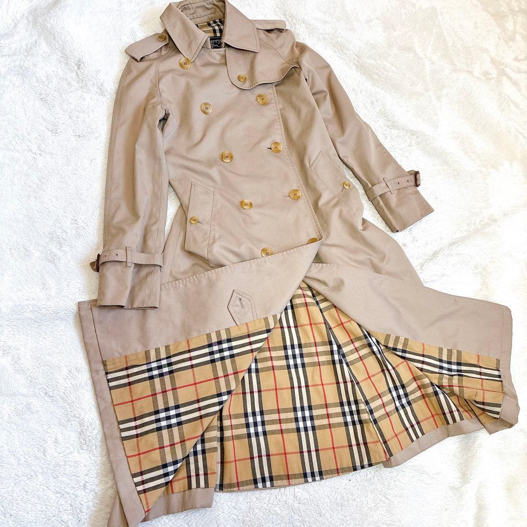 バーバリーズ　　ヴィンテージ　ベージュ ダブルブレスト トレンチコート