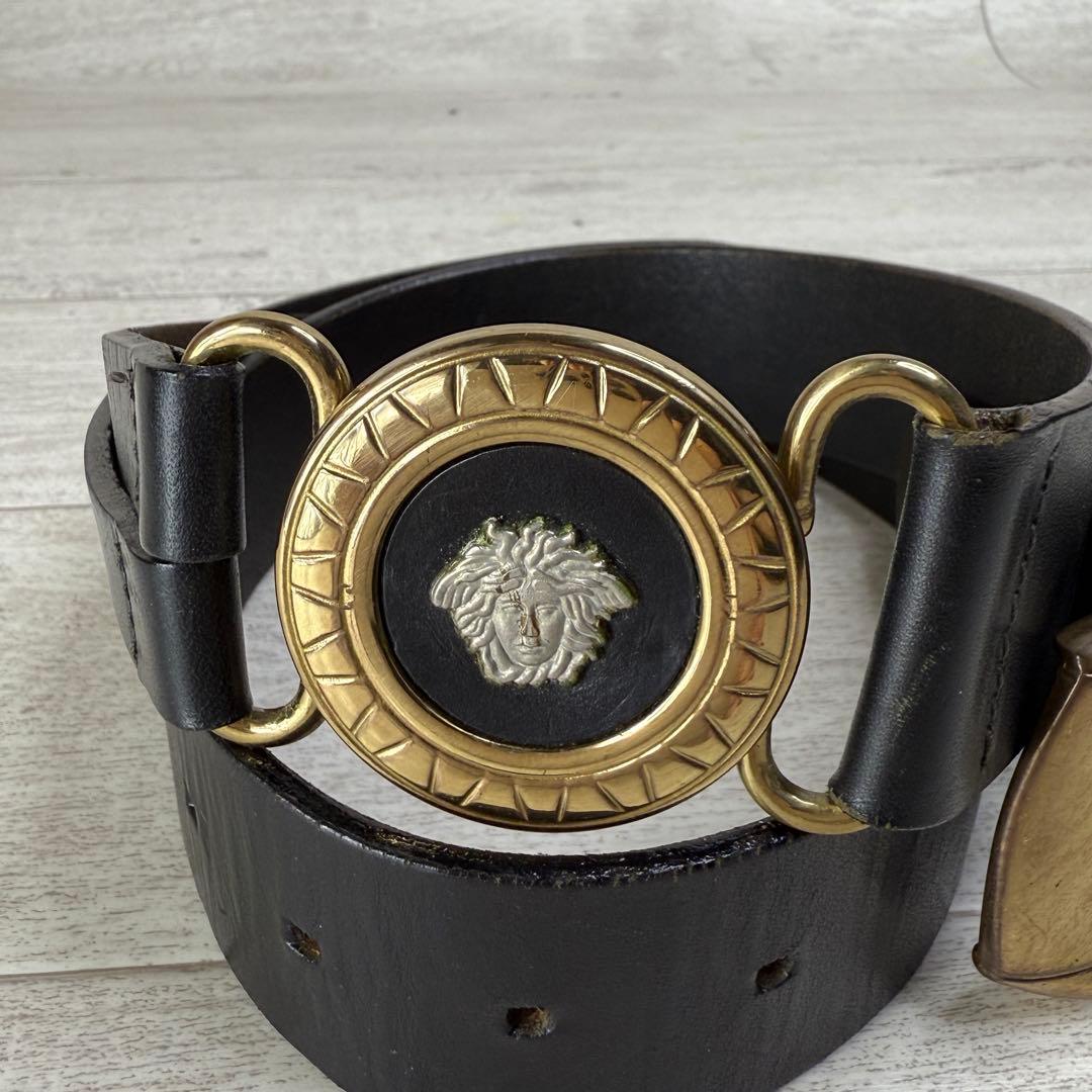 【希少】ヴェルサーチ ベルト メデューサ ベルト85/34